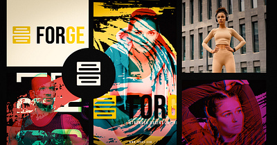 FORGE | Brand Identity animation brand branding graphic design gym logo magazine motion graphics poster print sport