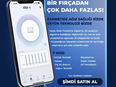 Oral-B Social Media Post Design design grafiktasarım graphic design illustration label labeldesign packagingdesign postdesign socialmedia socialmediapost