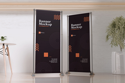 Banner Mockup Bundle Set - Rielismee mock