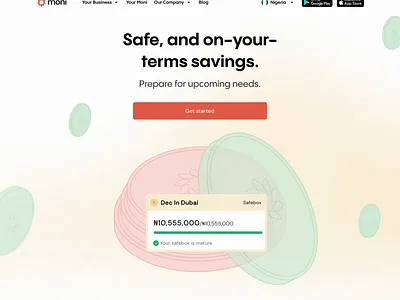 Fintech Website animation branding minimal ui uidesign uidesigner websitedesign