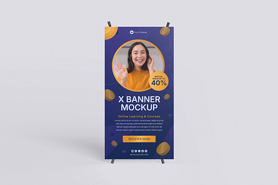 X Banner Mockup Bundle Set - Rielismee event