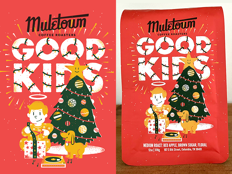 Example of Packaging And Label Illustrations