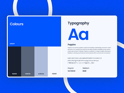 Style Guide | Colours & Typography brand book brand identity brand manual branding color color palette colour colour palette colours components design system graphic design style guide typography ui ui design