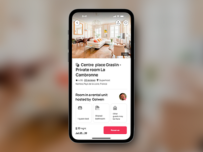 Vacation Rental App app app design app design concept app ui app ux booking booking app design mobile mobile ui mobile ux design online booking property app property rental app rental app travel ui ui design ux vacation