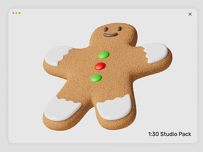 FREE 3D COLLECTION 3d 3d candy c4d christmas cinema 4d cookie free free 3d pack gingerbread man motion graphics new year sticker pack