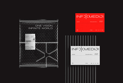 Infomediji. HR Branding. ar blockchain bold branding graphic design hr hr branding logo red spatial typoghraphy virtual reality vr