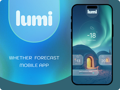 Weather forecast mobile app app design glassmorphism graphic design logo mobile app ui uiux design ux uxui design