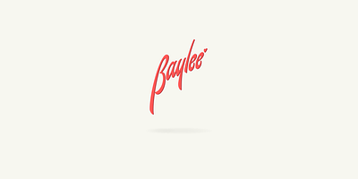 Baylee // Lettering baylee design font lettering letters logo production type typeface typography