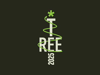 Tree 2025 2025 brand branding christmas design identity logo logotype newyear snake tree xmas