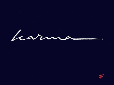 good karma '25 art authentic brush calligraphy custom design flow identity japan karma lettering logo positive raw script signature type wordmark zen