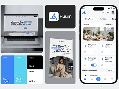 Home Visual Identity app branding clean colors design fireart identity mobile ui ux web