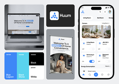 Home Visual Identity app branding clean colors design fireart identity mobile ui ux web