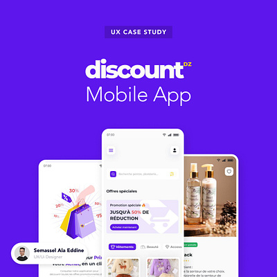 Discount Dz Mobile App branding mobile app ui ux