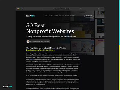 Our Recent Article: 50 Best Nonprofit Websites ✨ bestwebsites2024 creativewebdesign designinspiration designtips digitaldesign non profit nonprofit nonprofitdesign nonprofitimpact nonprofitorganization nonprofitresources nonprofitwebsites uxdesign webdesigninspiration webdesigntrends websiteshowcase