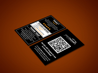 Amazon Product Insert Card | Package Insert | Thank you card branding graphic design