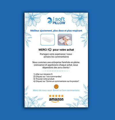 Amazon Product Insert | Thank You Card Template | Package Insert branding flyer design graphic design