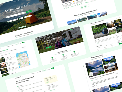 Neptrails - UI/UX Design for Adventure Enthusiasts ui uiux ux web design