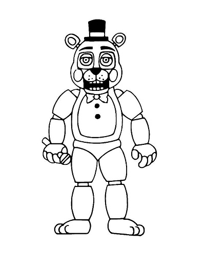 Five Nights At Freddy's Coloring Pages (Free PDF Printables)