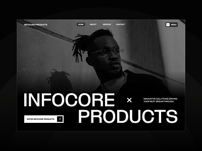 InfoCore Products web design design ui uiux web design website