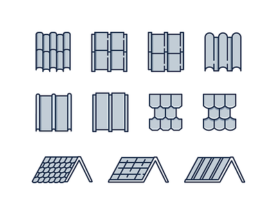 Roof Icons icons roofing