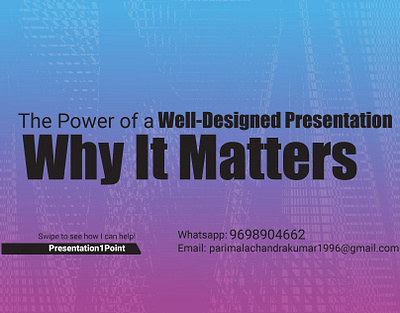 The Power of a Well-Designed Presentation: Why It Matters company profile new creator design new design presentation redesign slide design