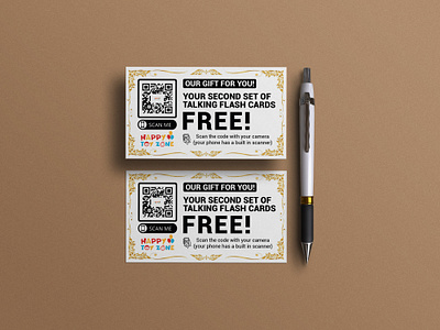 Coupon Card Template, Printable Business Promo Card, Gift card bi fold card branding graphic design