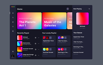 Music DashBoard UI Design app branding dashboard graphic design ios music ui