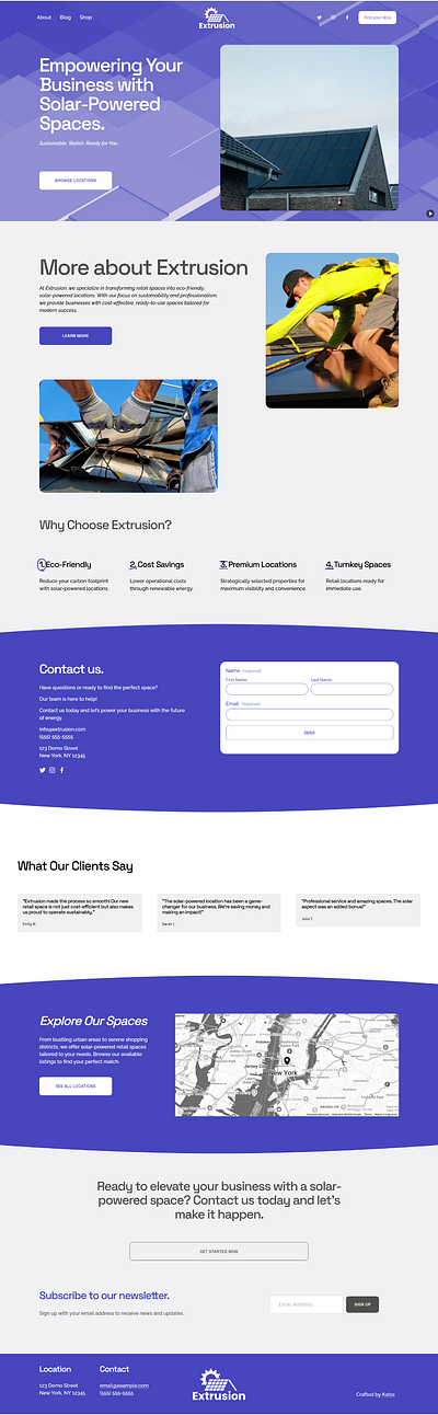 Extrusion | Squarespace Website Design squarespace squarespace designer web design web developement website design