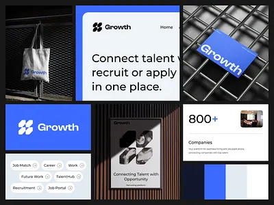 Growth Branding branding branding design graphic design hr platform hr platform design saas saas design ui ux