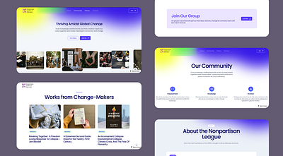 Community Organization Platform community framer uxdesign uxui webdesign website