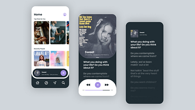 DailyUI Music Player dailyui music player ui