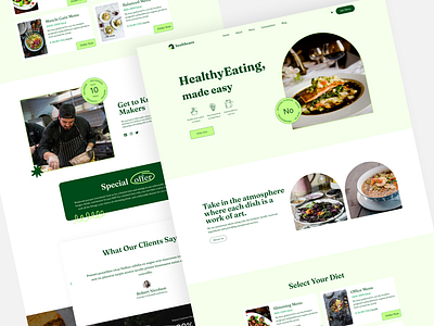 Nutritious Food Solutions for Health & Wellness food healthy landing page nutritious nutritious food organic uiux user interface web design website