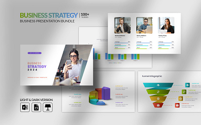 Business Strategy Presentation Template pitch deck
