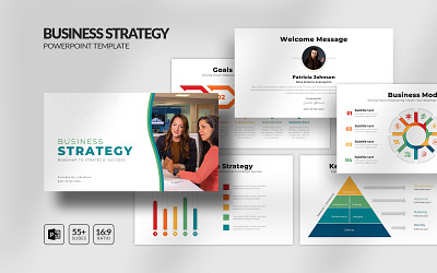 Business Strategy PowerPoint Template pitch deck