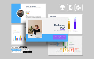 Marketing Plan Presentation Template pitch deck