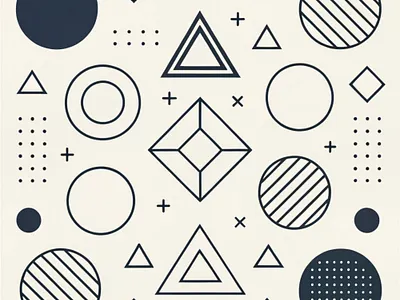 minimalistic geometric shapes geometric minimalistic shapes