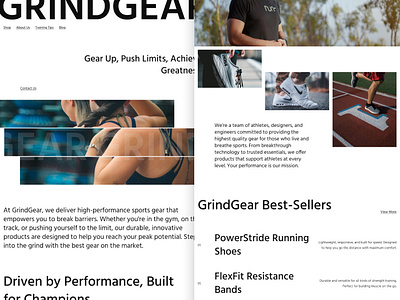 🎯🔥 GrindGear - High-Performance Sports Gear eCommerce Website athletebranding bolddesign cleanui digitaldesign ecommercedesign fitnesswebsite grungeaesthetic minimalistdesign modernwebsite neobrutalism onlinestoredesign performancegear sportsapparel sportsbrand sportswebsite ui uiuxdesign webdesign webdesigninspiration workoutgear