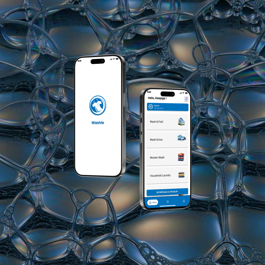 Washie - Laundry Service App case study figma laundry app mobile app ui design uiux user research ux design wireframes