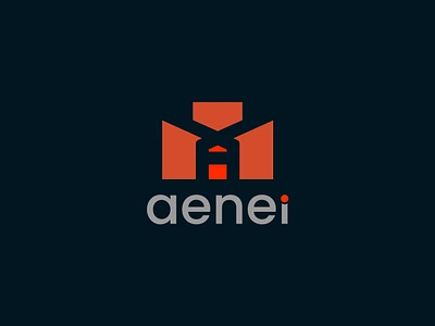 Aenei Logo Brand Identity Design bran identity brand guide brand identity branding design graphic design illustration logo logo design minimal modern movers real estate real estate brand design real estate logo design tech tech logo design ui unique