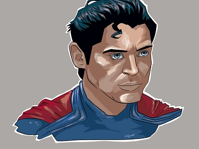 SUPERMAN 2025 - fan art comicsart conceptart design digital digitalarts illustration