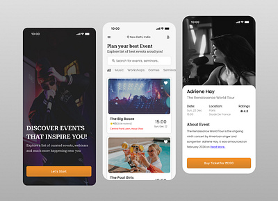 Event Listing dailyui figma uidesign ux