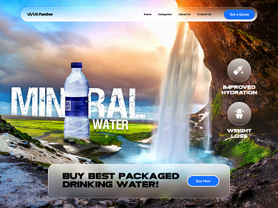 Water Website Design branding graphic design illustration motion graphics typography ui ux