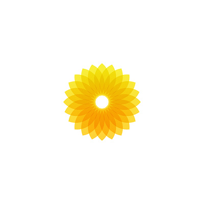 Ios App Icon Design : Sunflower app app icon design application desing dynamic flower icon icon design illustration ios ios app icon minimal mobile design modern sunflower symbolic ui ui design ux ux design