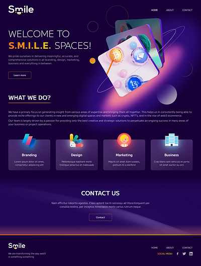 S.M.I.L.E. design web design website