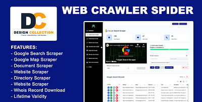 Web Crawler Spider - Powerful Lead Generation google map scraper google search scraper lead generation web scraping website scraper