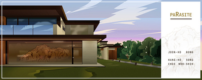 Parasite illustration branding design illustration movie parasite