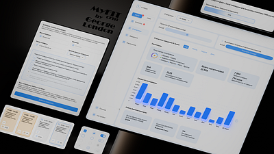 MyFit CRM. Screens of sport CRM 3d blender blue clear crm dashboard design diagramm figma fit gym product sport statistic ui ui kit user info ux web white