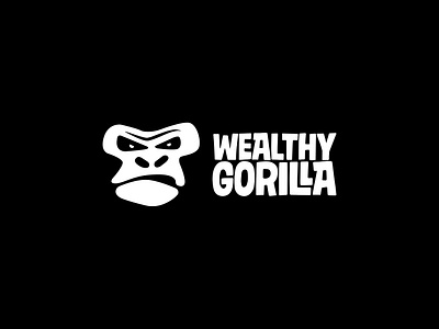 Wealthy Golilla aistis branding concept design gorilla graphic design identity lithuania logo mark minimal simple symbol vilnius