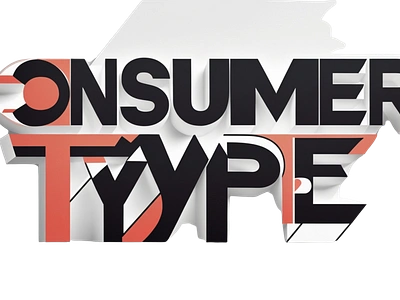 Consumer Type - display font font font sans serif graphic design illustration vector