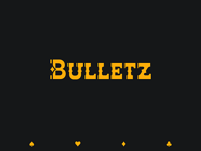 Bulletz Logo bold brand branding casino creative typography graphic design identity logo logo design logo designer logos logotype minimalist modern logo monogram